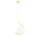 Pendente Meia Gota Moderno Dourado Polido Quarto Cabeceira