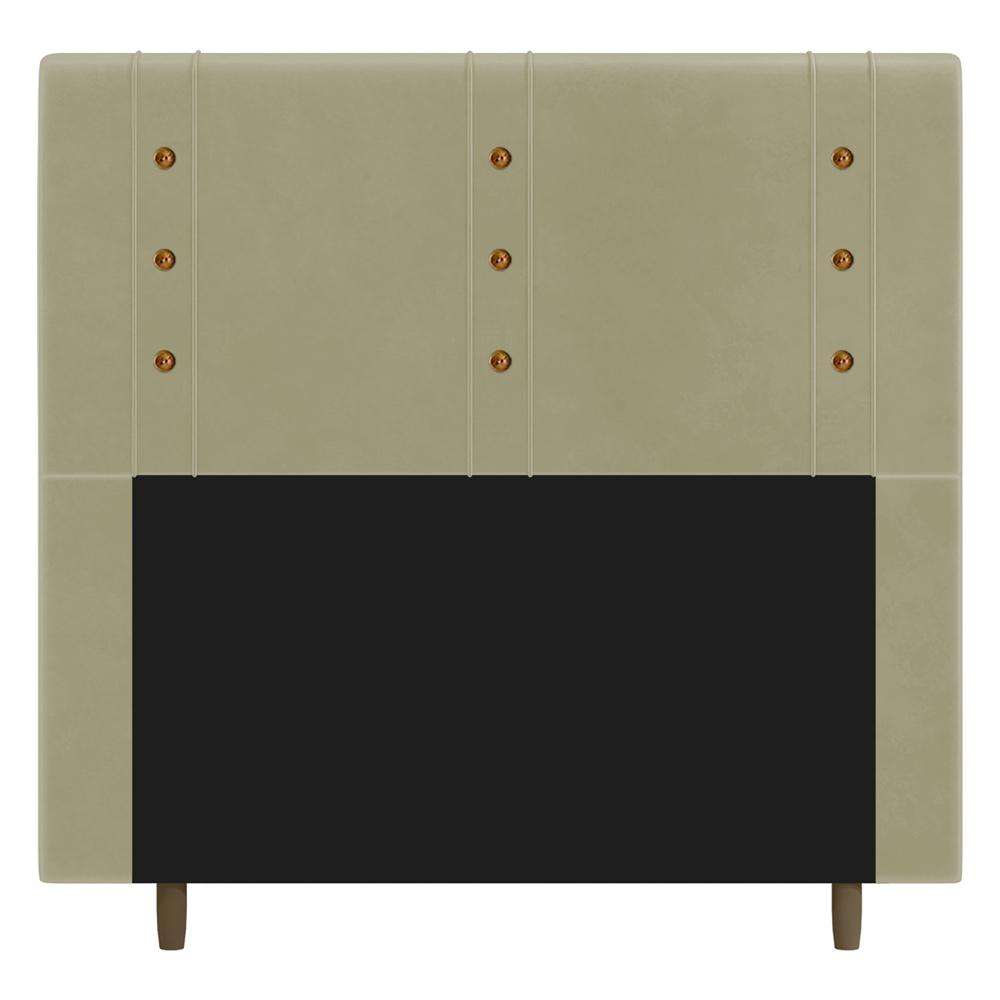 Cabeceira Cama Box Solteiro Roma Cm Suede Bege Desk Design