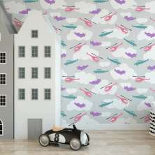 Papel de Parede Infantil Avião N3939