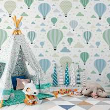 Papel de Parede Infantil Balão N3973