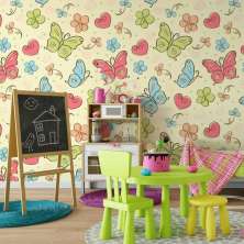 Papel de Parede Infantil Borboletas N3977