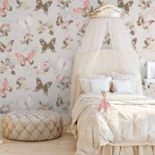 Papel de Parede Infantil Borboletas N3979