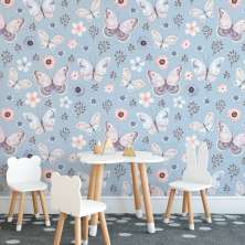 Papel de Parede Infantil Borboletas N3987