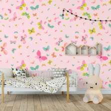 Papel de Parede Infantil Borboletas N3990