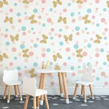 Papel de Parede Infantil Borboletas N3993