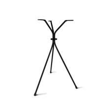 Base mesa lateral apoio 45cm Tripé Preto fosco
