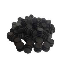 Ponteiras plásticas Redondas 19mm Móveis sem rebarba - 200 und. 