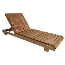 Espreguiçadeira de Madeira para Jardins e Piscina ALF010