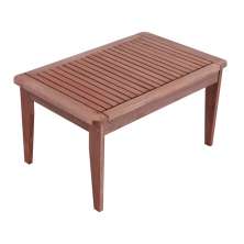 Mesa De Centro E Lateral Tokyo Em Madeira Maciça
