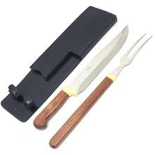 Kit Churrasco Arkhip Picanheira Grill 10'' Cabo Madeira Bainha