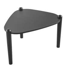 Mesa de Centro Organica Pes Madeira Nero Preto 28012 Artesano
