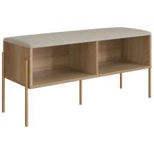 Sapateira Banco 93 CM Pes Metal Oslo 28968 Hanover Artesano