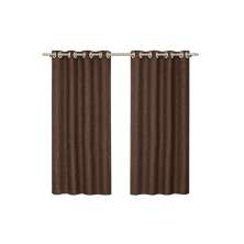 Cortina Cetim Cristal 170x200cm Marrom