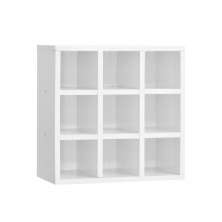 Nicho Porta Toalhas 09 Lugares 40x40cm Branco - AJL Móveis