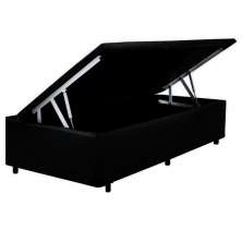Cama Baú Solteiro 0,88 x 188 c/ 48cm de altura - Abertura Lateral