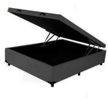 Cama Box Baú Casal com 48cm de altura -  Super Reforçada 