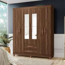 Guarda Roupa Casal Aludra Cedro