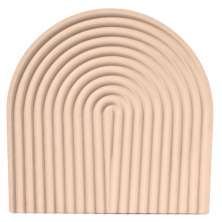 Bandeja Decorativa Arco 22cm em Cimento Artesanal - Palha