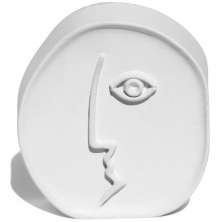 Estátua Decorativa Nórdico Picasso 8cm Em Cimento - Branco
