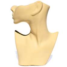 Vaso Decorativo Perfil Rosto Artesanal Decoração Sala e Casa - Amarelo
