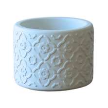 Vaso Estados Artesanal Decor 10cm Rio de Janeiro em Cimento - Azul