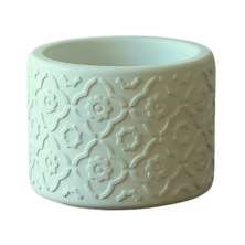 Vaso Estados Artesanal Decor 10cm Rio de Janeiro em Cimento - Verde
