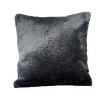 Kit 4 capas de almofada 45x45 Grafite shaggy elegante