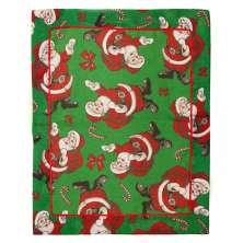 Lugar Americano 2 peças Mesa Posta Natal Papai Noel Verde