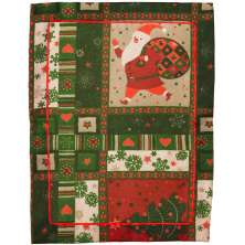 Lugar Americano 2 peças Mesa Posta Natal Verde 43X33cm