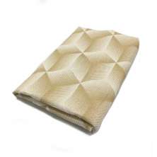Manta Para Sofá jacquard Protetora 1,60m x 1,40m Ganges Bege