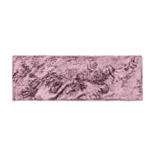 Peseira 2,60x0,60 Rosa Shaggy Felpuda macia com zíper B