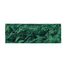 Peseira 2,60x0,60 Verde Shaggy Felpuda macia com zíper B