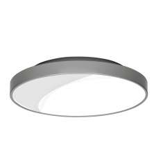 Plafon 7653 Preto-50x9 Cm-4l-soq E27 Max 25w-bivolt