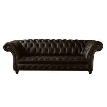 Sofá Chesterfield 3Lug. Mod. B Ecologico Café