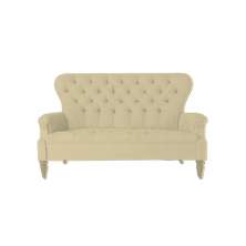 Sofá Chesterfield 3Lug. Mod. F Ecologico Areia