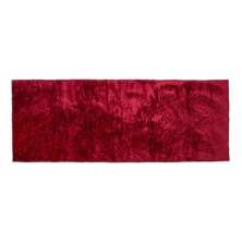 Tapete 2,00x0,60 Bordô Shaggy Peludo Premium designer B