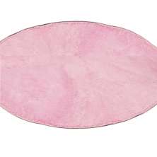 Tapete redondo 1,50x1,50 Rosa Shaggy Peludo designer B