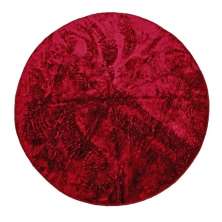 Tapete redondo 1,50x1,50 Vinho Shaggy Antiderrapante B