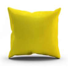 Almofada Cheia Amarela 43x43cm