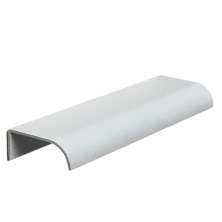 Kit 10 Puxadores para Móveis Wave Reto Alumínio Branco 125mm Aluminium Decor