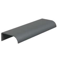 Kit 10 Puxadores para Móveis Wave Reto Alumínio Prata 125mm Aluminium Decor