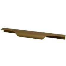 Kit 20 Puxadores para Móveis Wave Cava Alumínio Ouro 180mm Aluminium Decor