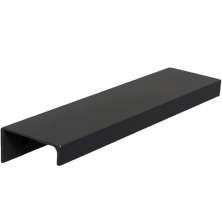 Kit 30 Puxadores para Móveis Clean Reto Alumínio Preto 125mm Aluminium Decor
