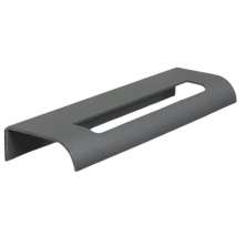 Kit 40 Puxadores para Móveis Thin Reto Alumínio Prata 125mm Aluminium Decor