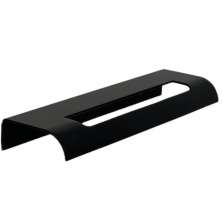 Kit 40 Puxadores para Móveis Thin Reto Alumínio Preto 125mm Aluminium Decor