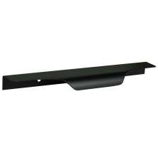 Kit 40 Puxadores para Móveis Wave Cava Alumínio Preto 180mm Aluminium Decor