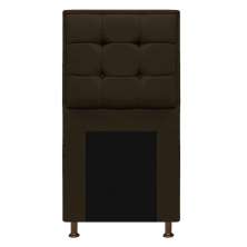 Cabeceira Copenhague 100 cm Solteiro Corano Marrom - Amarena Móveis