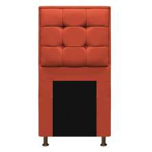 Cabeceira Copenhague 100 cm Solteiro Suede Terracota - Amarena Móveis