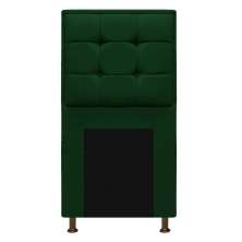 Cabeceira Copenhague 100 cm Solteiro Suede Verde - Amarena Móveis