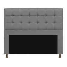 Cabeceira Copenhague 160 cm Queen Size Corano Cinza - Amarena Móveis